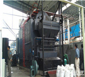 dhl coal fired 35ton central heating steam boiler 