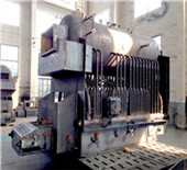 vertical household steam biomass pellet boiler